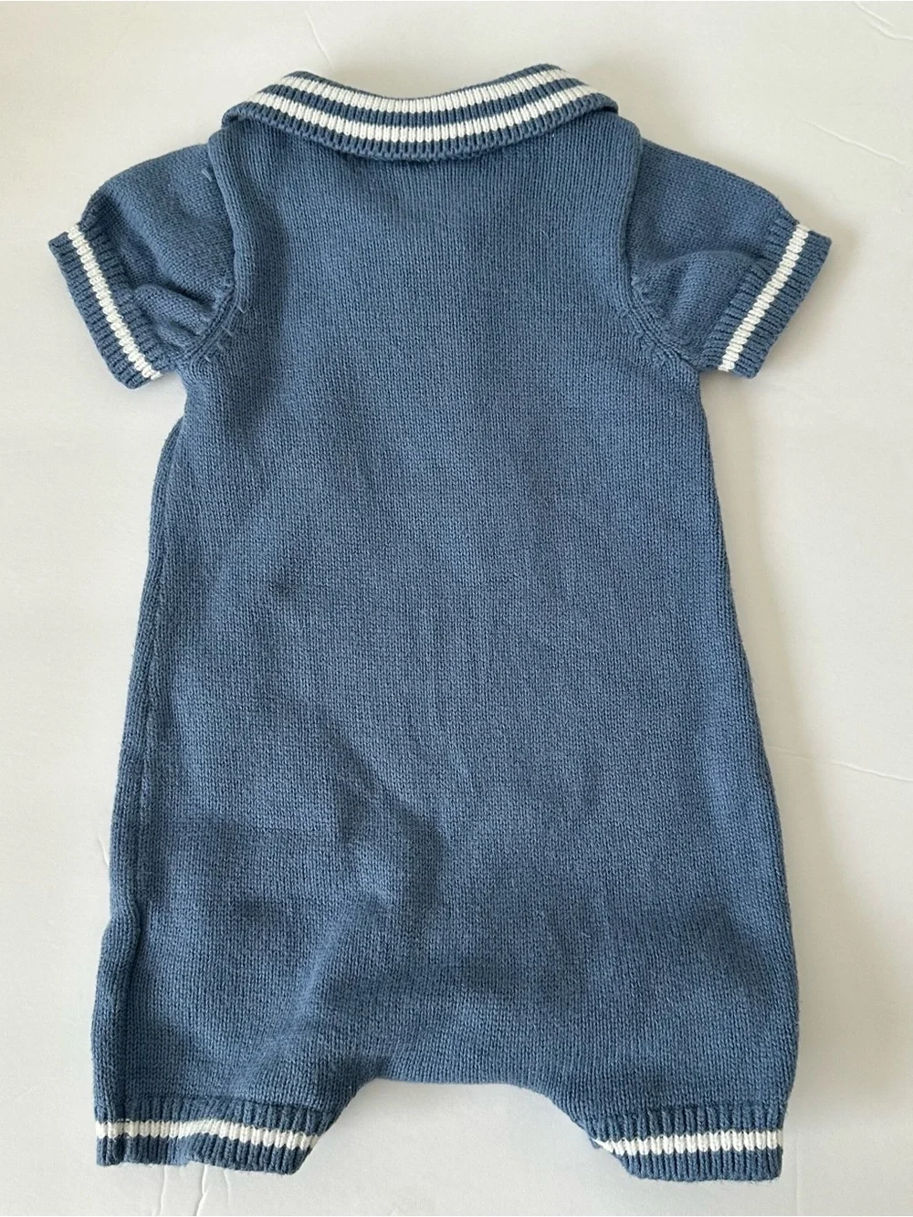Baby Gap Polo Sweater Shorty One Piece Romper